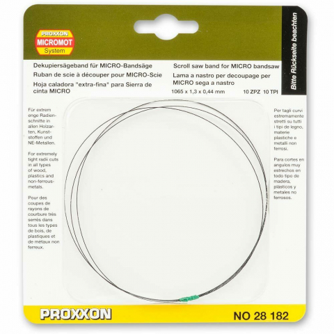 Panza ingusta (1,3mm), 10TPI, pentru MBS 240/E, Proxxon 28182 [1]