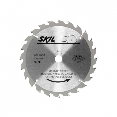 Discuri pentru debitare - Panza pentru circular SKIL, 24 dinti de carbura, 170 x 1.6 x 16mm