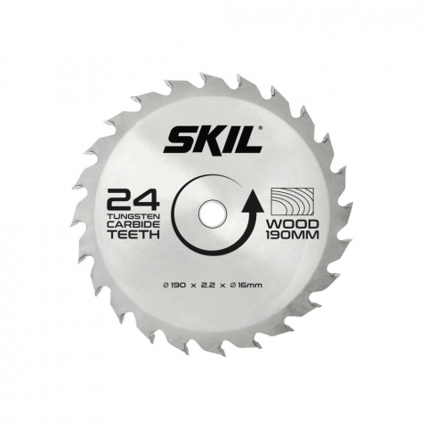 Discuri pentru debitare - Panza pentru circular SKIL, 24 dinti de carbura, 190x2.2x16mm