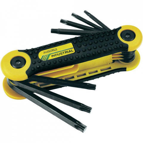 SCULE SI UNELTE - Proxxon 23954, Set 8 chei TORX de buzunar, TX 9-40
