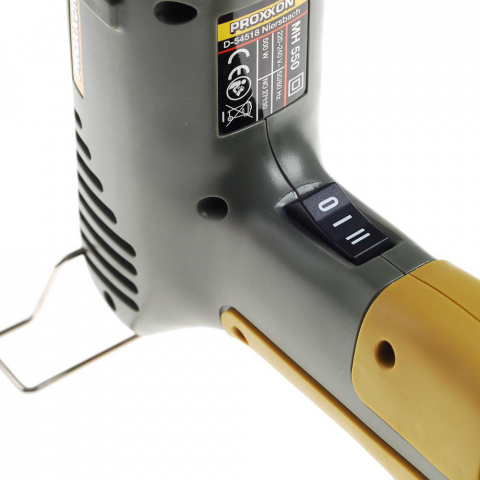 Proxxon 27130, Pistol cu aer cald MH550, 500 W, 2 trepte temperatura si debit, 180 l/min, 350-550 °C, + accesorii [3]