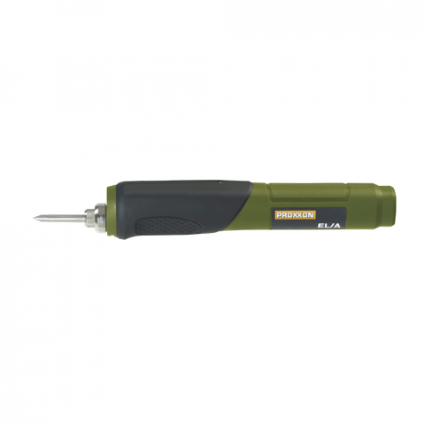 Pistoale de lipit cu adeziv - Proxxon 28142, Aparat de lipit fara fir EL/A, LED, 470°C, accu 3.6V 2.0Ah, inclusiv incarcator si rezerva cositor 