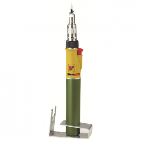 Proxxon 28144, MICROFLAM MGS arzator si statie lipire, aprindere piezo, reglaj aer si gaz, rezervor 20ml, 1.300 °C, + accesorii [1]