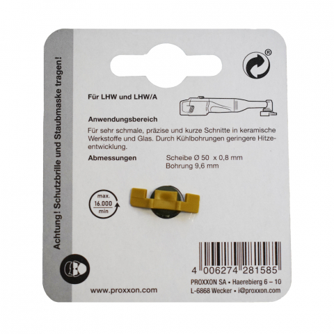 Proxxon 28158, Disc diamantat pentru taiere precisa, diametru 50mm [1]