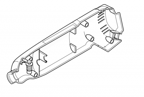 Piese de schimb Proxxon 28510 60/E, 2020.04- - Proxxon, 28472.23-Piesa de schimb, carcasa dreapta