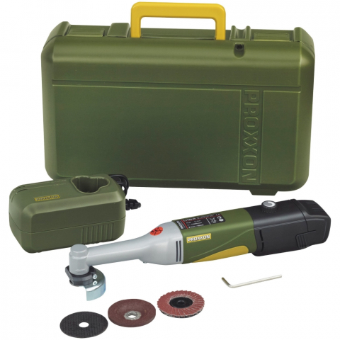 Proxxon 29815, Polizor unghiular cu acumulator LHW/A, 5000 - 16000 rpm, d. max. disc 50mm, + 1xAcuu, incarcator, geanta si accesorii [1]