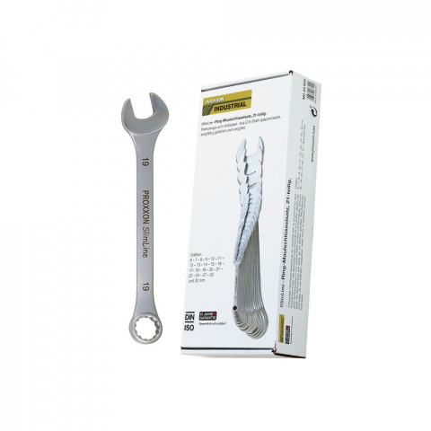 SCULE SI UNELTE - Set 21 chei combinate Slim - Line, Proxxon 23822 