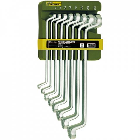 SCULE SI UNELTE - Set 8 chei inelare cu cot Slim - Line, Proxxon 23810 