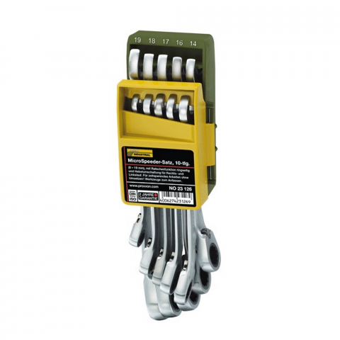 SCULE SI UNELTE - Set chei combinate cu clichet, Proxxon 23126, 8-19mm, 10 piese