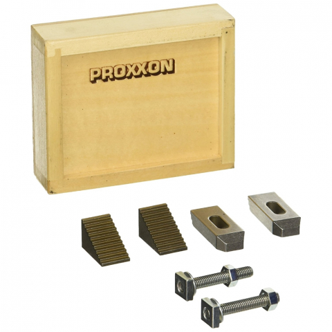 Adaptoare si accesorii - Set cleme de fixare din otel, Proxxon 24256