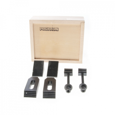 Adaptoare si accesorii - Set cleme de fixare din otel, Proxxon 24257