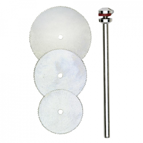 Discuri pentru debitare - Set discuri debitoare din otel elastic, Proxxon 28830
