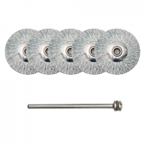 Perii pentru curatare - Set discuri din otel, 22mm, Proxxon 28952