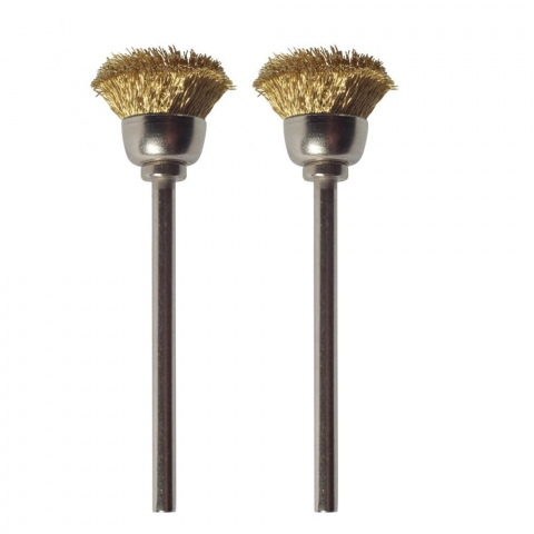 Perii pentru curatare - Set perii din alama, 13mm,  Proxxon 28963