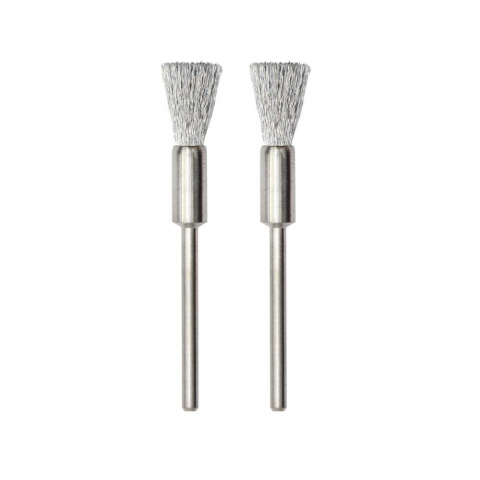 Perii pentru curatare - Set perii din otel inoxidabil, 8mm, Proxxon 28955