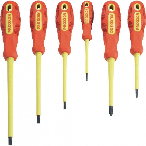 Seturi de surubelnite - Set surubelnite, Proxxon 22630, FLEX-DOT, izolate drepte si PH VDE