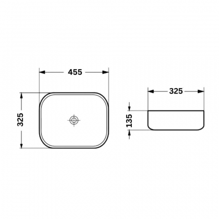 Set vas wc rimless cu capac soft close Oslo plus lavoar baie dreptunghiular margini rotunde negru mat [2]