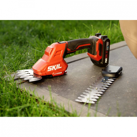 SKIL 0630 CA, Foarfeca pentru taiat iarba 2 in 1, 120x200 mm, cu doua lame, doar corpul [9]