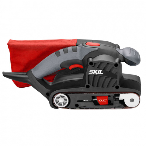 Masini pentru slefuit si lustruit - SKIL 1210 AA, Slefuitor cu banda F0151210AA, 300 m/min, 650W, + accesorii