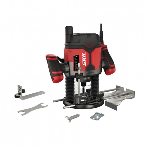 SCULE SI UNELTE - SKIL 1860 AA Freza electrica VA1E1860AA, 11000 - 28000 rpm, cursa max. 55mm, 1400W, + accesorii