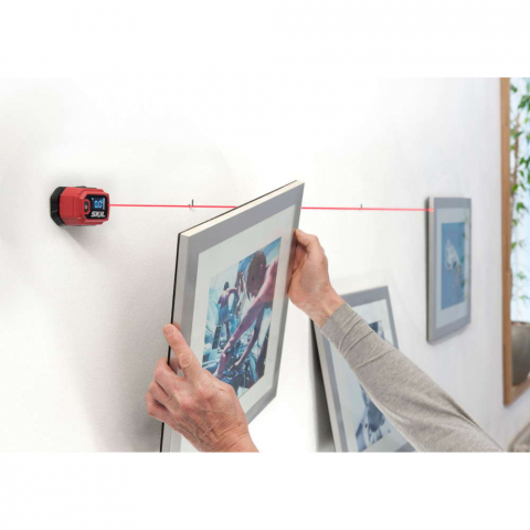 SKIL 1900 AA Nivela laser digitala cu linie, lumina rosie, raza de actiune 4.5m, margine magnetica, include 2 baterii AAA, baza suport perete, accesoriu raportor [2]