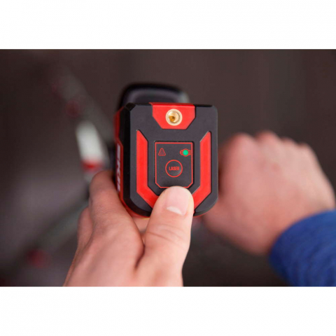 SKIL 1910 AA Nivela laser cu linie în cruce, lumina rosie, raza actiune 15m, prindere trepied 1/4, Accu Li-Ion, include incarcator micro USB si clema de prindere [5]