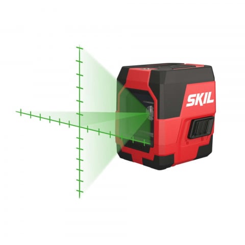 SKIL 1911 DA Nivela laser cu linie în cruce, lumina verde, raza actiune 20m, prindere trepied 1/4, Accu Li-Ion, include incarcator micro USB, trepied si geanta de transport [9]