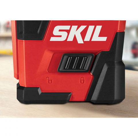 SKIL 1961 DA Nivela laser cu linie în cruce 360 grade, lumina verde, raza actiune 30m, Accu Li-Ion, include incarcator micro USB, trepied si geanta de transport [6]