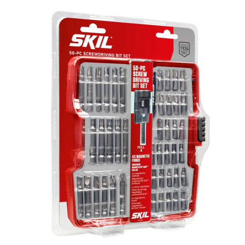 Seturi de biti selectionate - SKIL 2610S00917 set de 48 biti + suport magnetic + adaptor magnetic