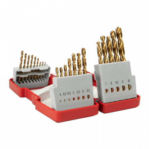 SKIL 2610S00918 set 21 burghie HSS, varf de 135°, pentru gaurire in otel, lemn si plastic [2]