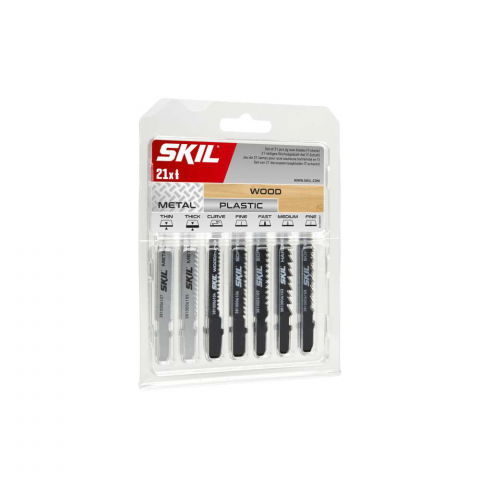 Accesorii si consumabile diverse - SKIL 2610S00920 set 21 de panze pentru fierastrau vertical, coada in T