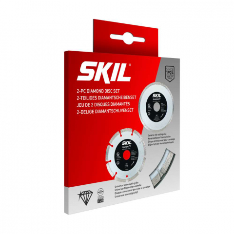 Varfuri si discuri diamantate - SKIL 2610S01159 set de 2 discuri diamantate, cu diametrul de 125 mm