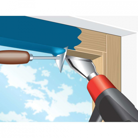 SKIL 2610Z06111, duza de protectie a sticlei SE2 pentru pistoalelele cu aer cald, latime 78mm [1]