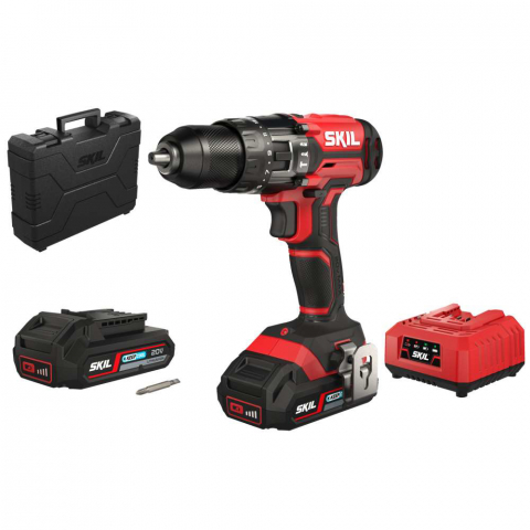 Masini de gaurit si insurubat - SKIL 3020 HD Masina de gaurit cu percutie 0-420/0-1450 rpm, Accu, incarcator si geanta