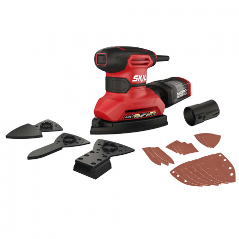 Masini pentru slefuit si lustruit - SKIL 7261 AA, Slefuitor cu zgomot si vibratii reduse SR1E7261AA, 29000 rpm, 160W, + accesorii