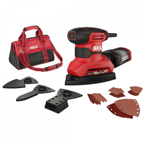 Masini pentru slefuit si lustruit - SKIL 7261 DA, Slefuitor cu zgomot si vibratii  reduse SR1E7261DA, 29000 rpm, 160W, + geanta si accesorii