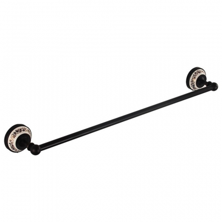 Distributie - Suport prosop baie, culoare negru, Foglia