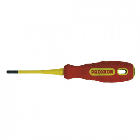 Surubelnite izolate VDE cu varf +/- (Pozidrive) - Surubelnita pentru electricieni, Proxxon 22344, profil SL/PZ2x100