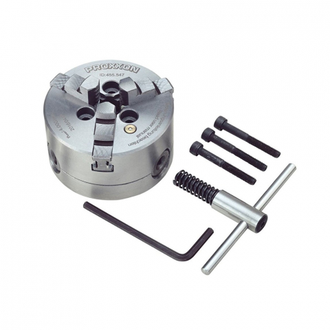 Accesorii masini de strunjire - Universal cu 3 bacuri cu autocentrare, Proxxon 24034