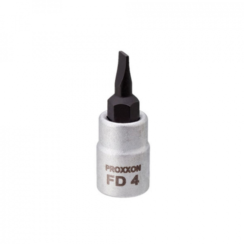 Varfuri surubelnita - Varf surubelnita drept FD 4mm cu prindere 1/4", Proxxon 23737
