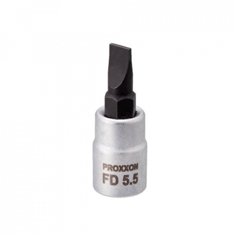 Varfuri surubelnita - Varf surubelnita drept FD 5.5 cu prindere 1/4", Proxxon 23739 