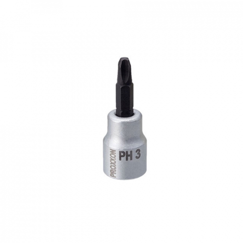 Varfuri surubelnita - Varf surubelnita PH 3, Proxxon 23596, cu prindere 3/8" 