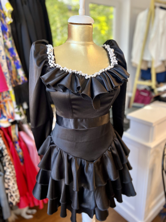 Rochii de seara - Rochie Noir Satin