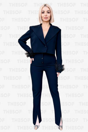 Sacouri/Veste - Sacou cu pene