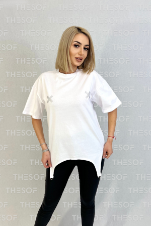 Tricou oversize cu strasuri [1]