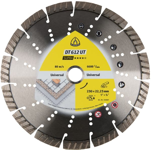 Disc diamantat Klingspor DT 612 UT SUPRA [1]