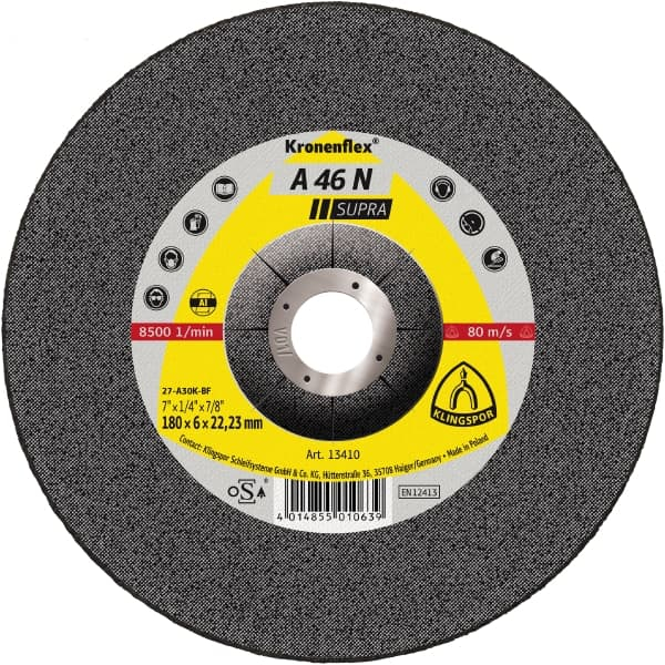Disc polizare pentru aluminiu KLINGSPOR A46N Supra [1]