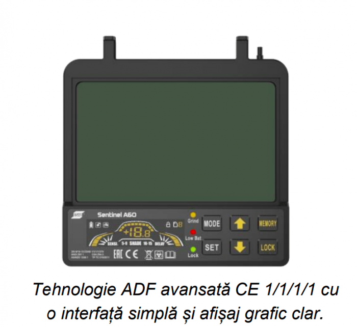 Masca sudor LCD ESAB Sentinel A60 [3]