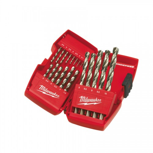 Set burghie metal MILWAUKEE ThunderWeb HSS-G 1-10mm 19buc (4932352374) [1]
