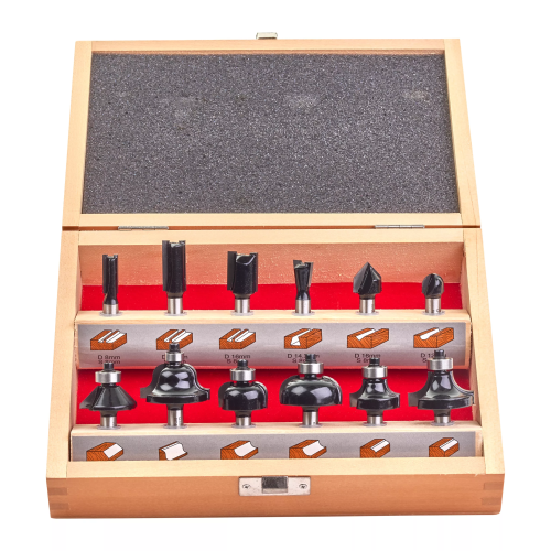 Set Freze / 12 buc capete frezat - tijă prindere 8 mm MILWAUKEE 4932451668 [1]
